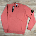 Stone Island Lambswool Crewneck Sweatshirt in Orange -Usfansport