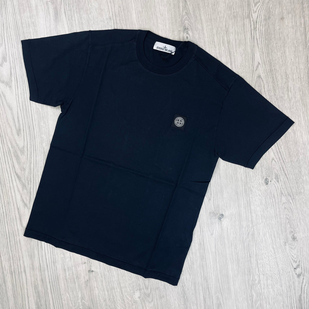 Stone Island Patch T-Shirt - Navy -Usfansport