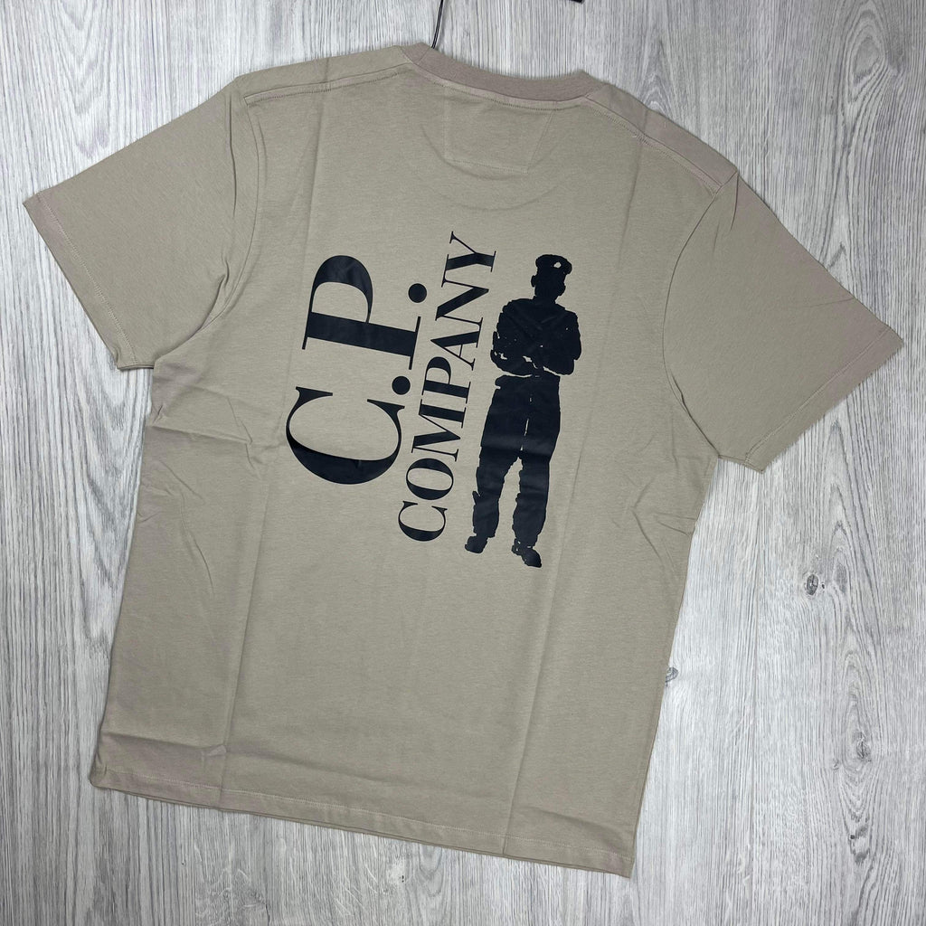CP Company Graphic T-Shirt - Tan -Usfansport
