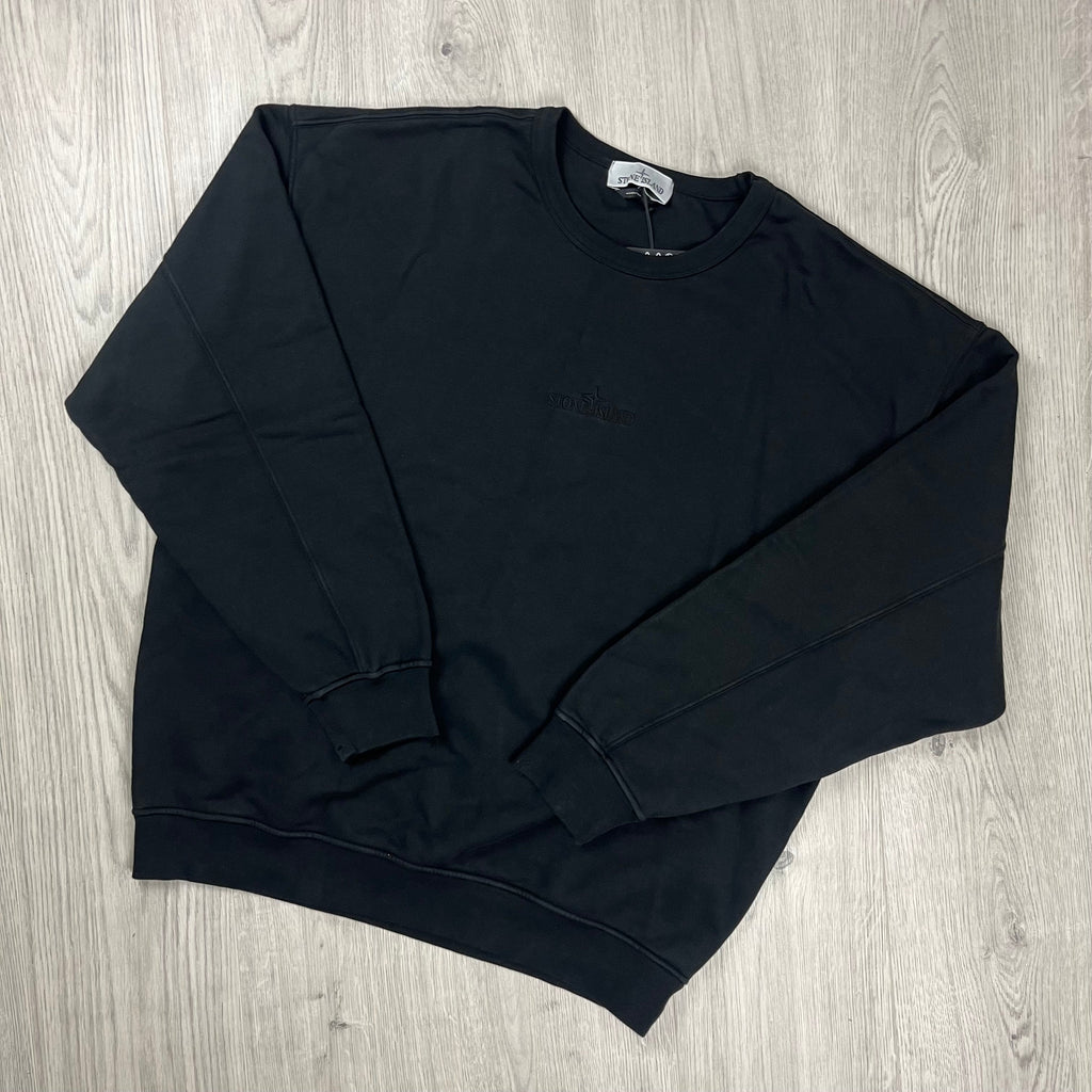 Stone Island Dyed Sweatshirt - Black -Usfansport