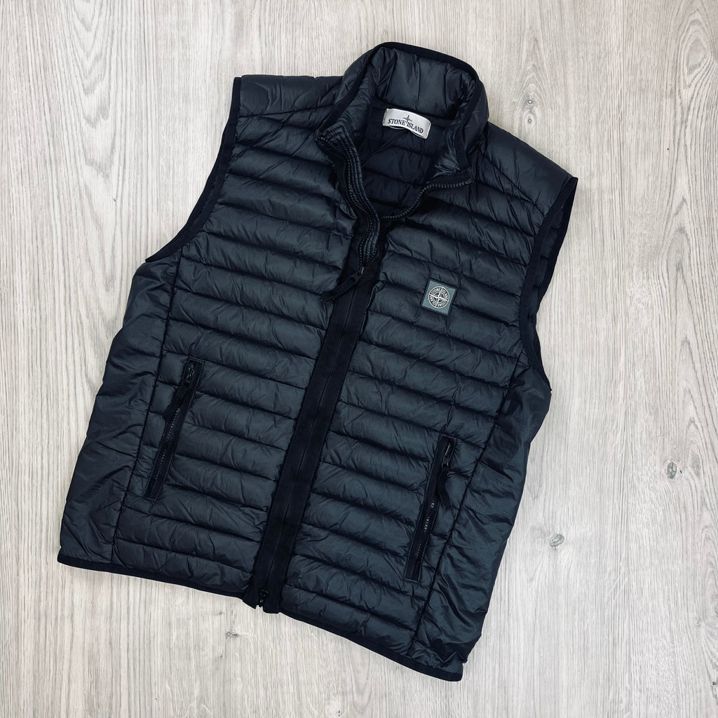 Stone Island Padded Gilet - Black -Usfansport