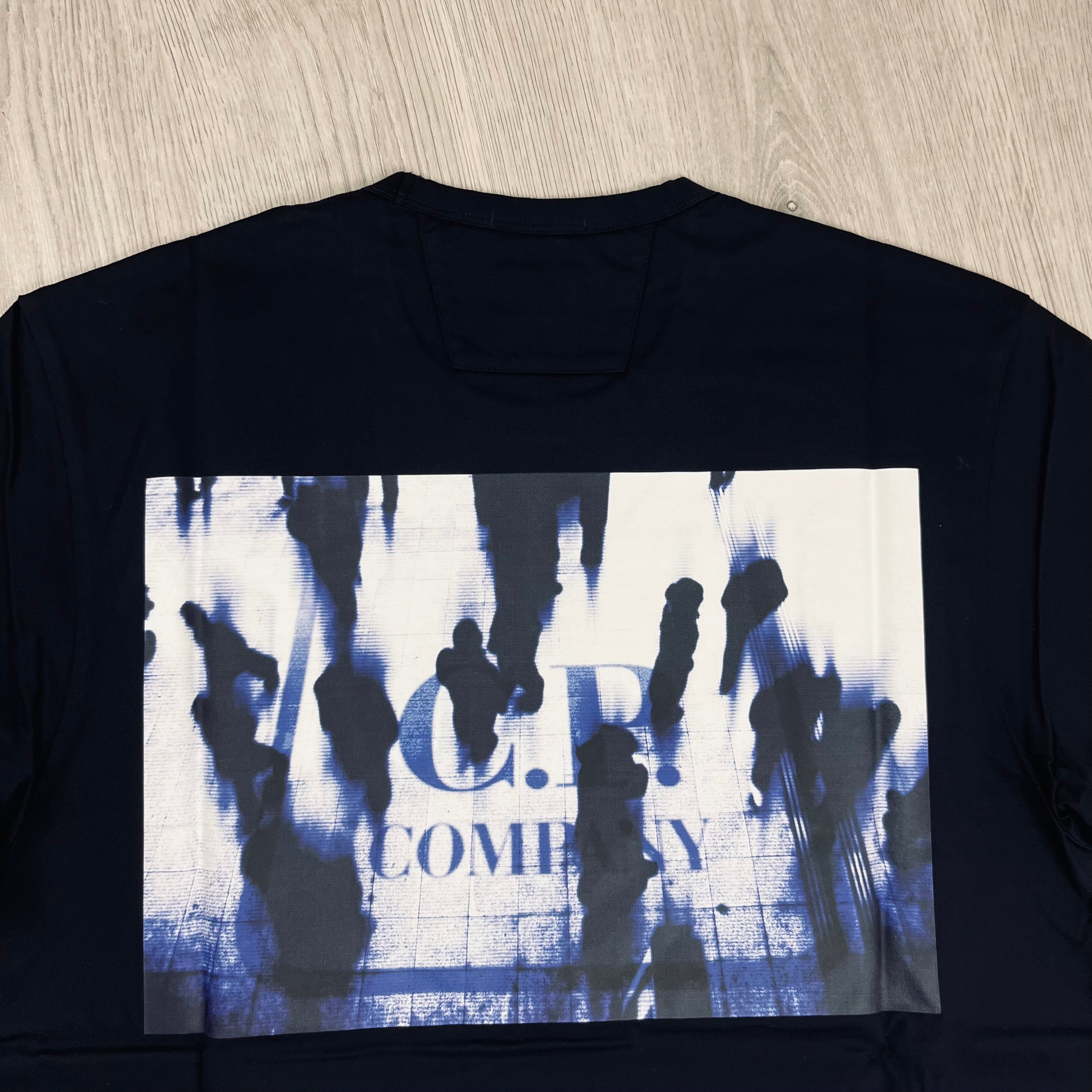 CP Company Metropolis T-Shirt - Navy -Usfansport