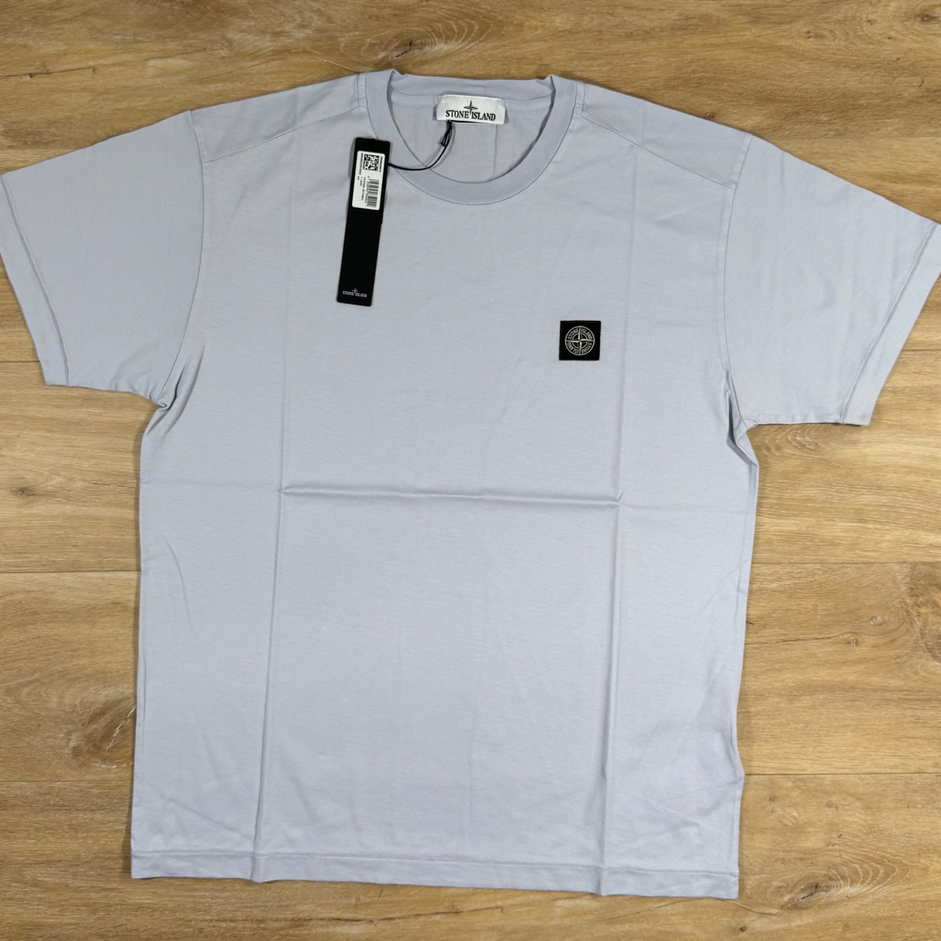 Stone Island Patch Logo T-Shirt in Lilac -Usfansport