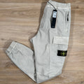 Stone Island Stretch Cargo Pants in Plaster -Usfansport