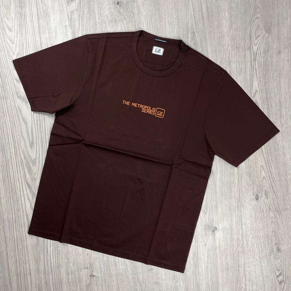 CP Company Metropolis T-Shirt - Rum Raisin -Usfansport