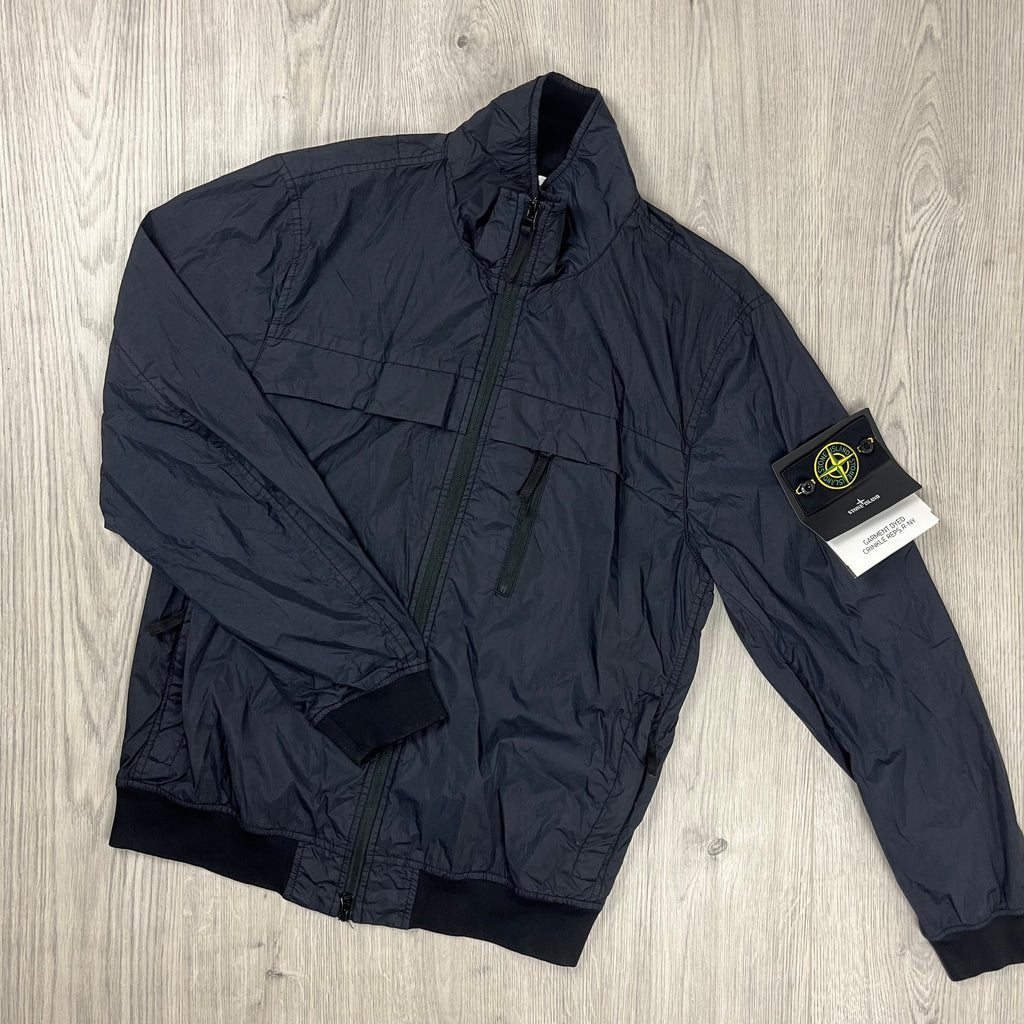 Stone Island Crinkle Reps R-NY Jacket - Navy -Usfansport