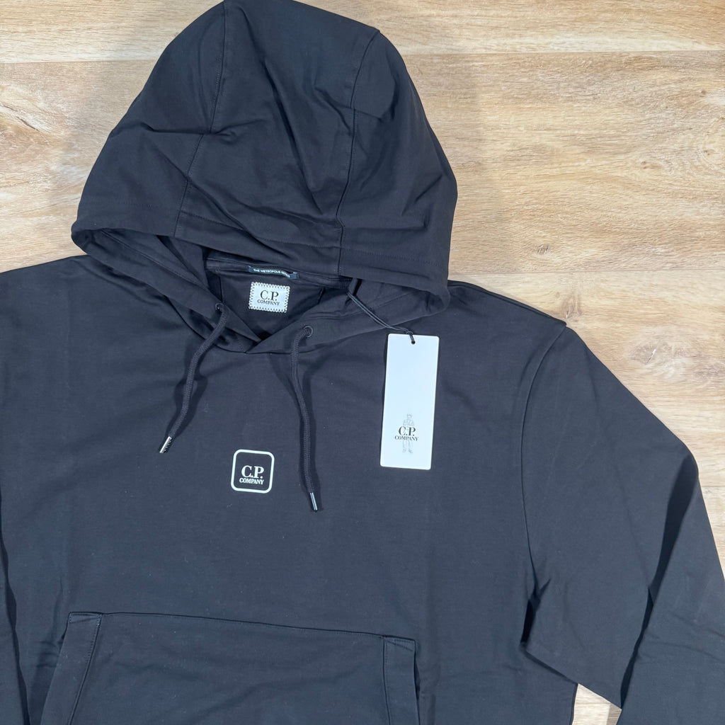 CP Company Metropolis Graphic Hoodie in Black -Usfansport