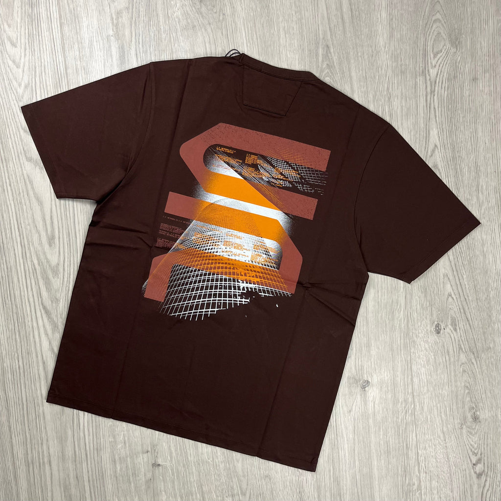 CP Company Metropolis T-Shirt - Rum Raisin -Usfansport