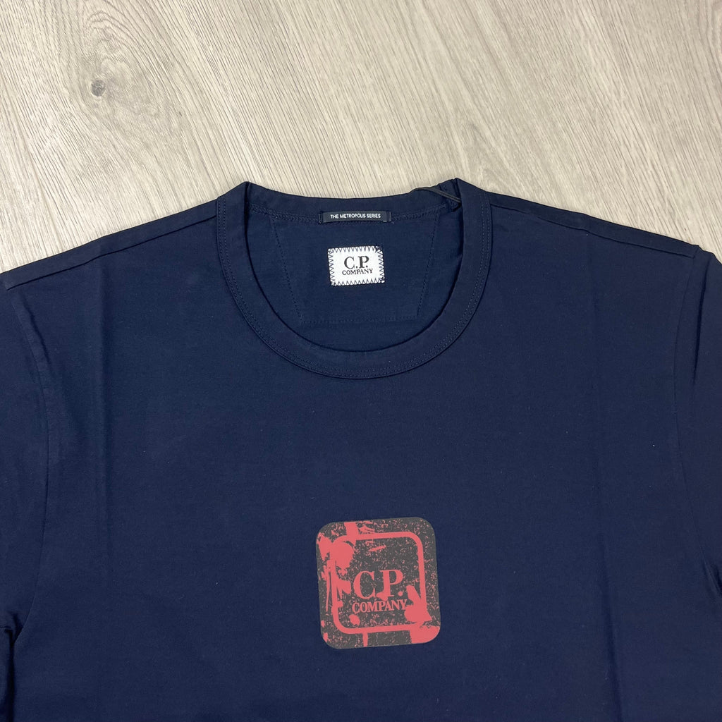 CP Company Metropolis T-Shirt - Navy -Usfansport