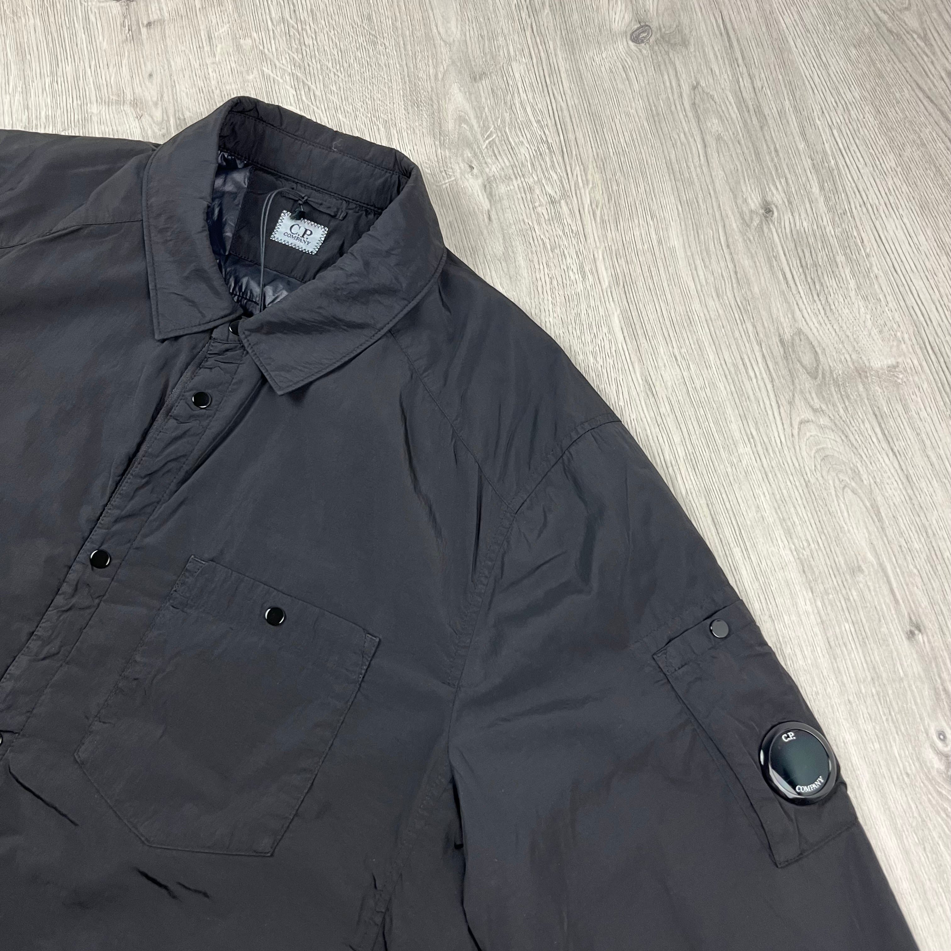 CP Company Padded Overshirt - Black -Usfansport