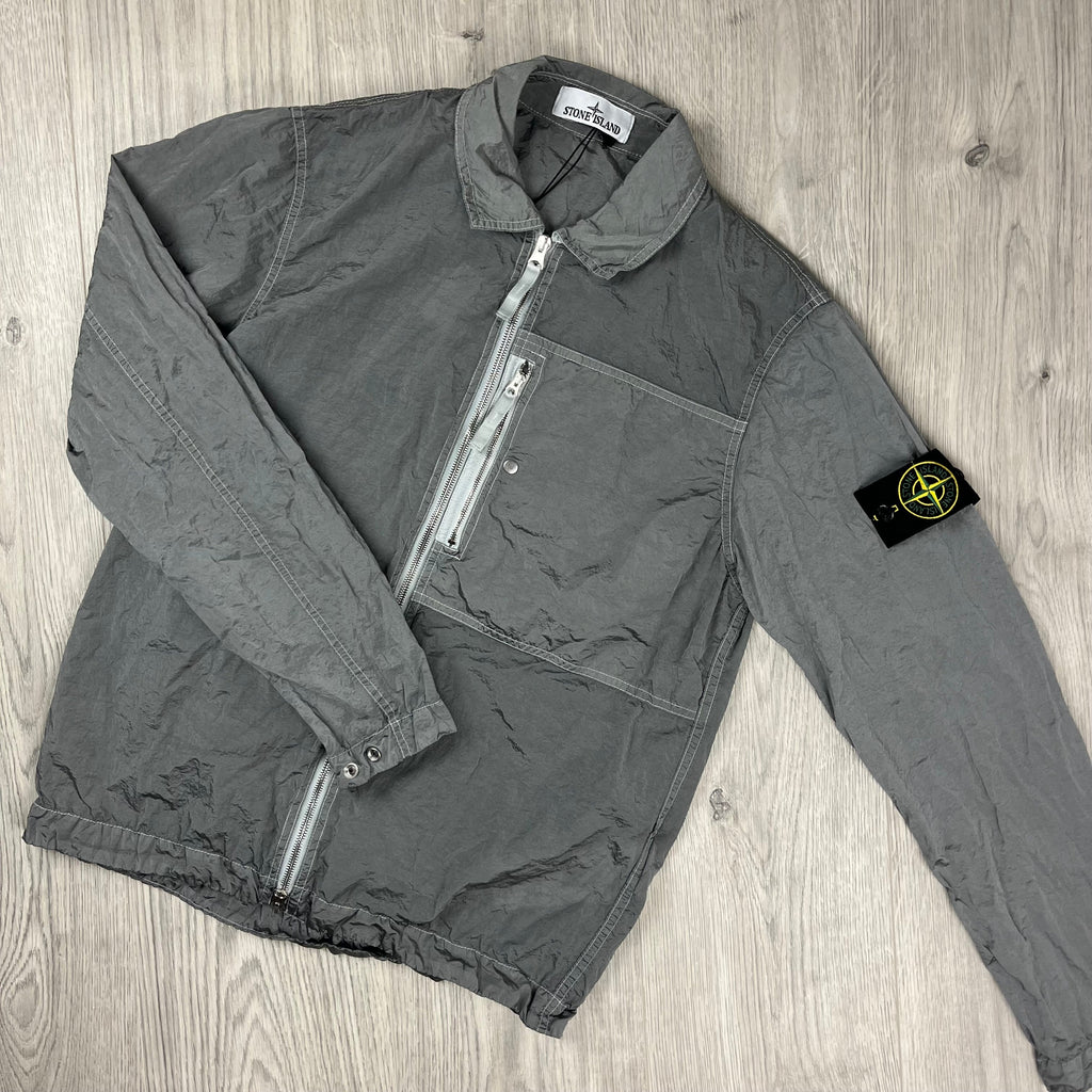 Stone Island Metal Overshirt - Grey -Usfansport