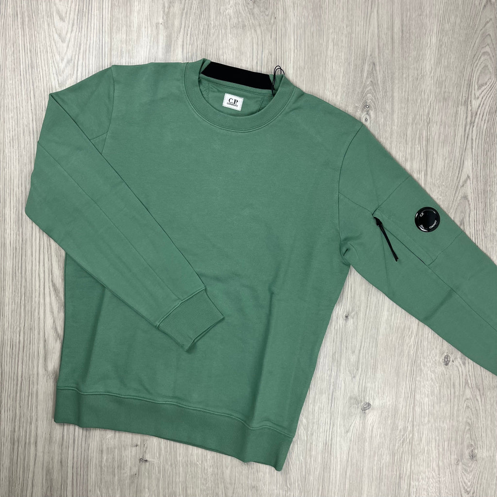 CP Company Raised Fleece Sweatshirt - Green Bay -Usfansport