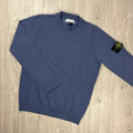 Stone Island Knit Sweatshirt - Mid Blue -Usfansport
