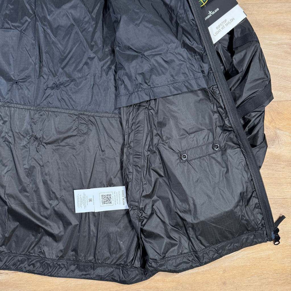 Stone Island Ripstop Light HT Nylon Jacket in Lead Grey -Usfansport