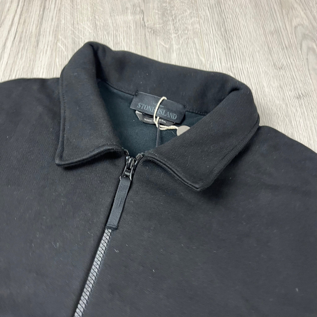 Stone Island Ghost Zip Fleece - Black -Usfansport