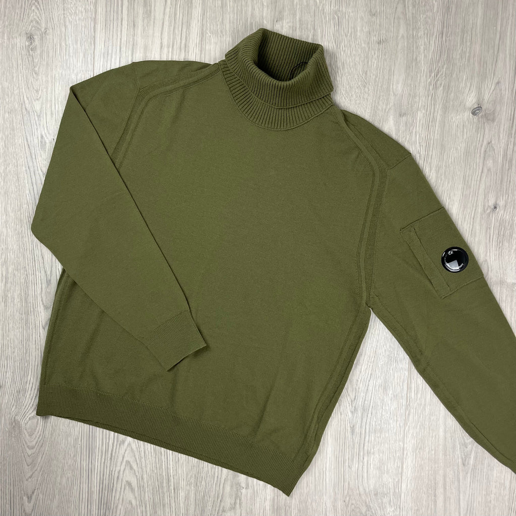 CP Company Knit Turtle Neck - Capers -Usfansport