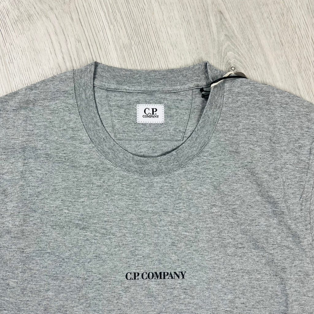 CP Company Printed T-Shirt - Grey -Usfansport