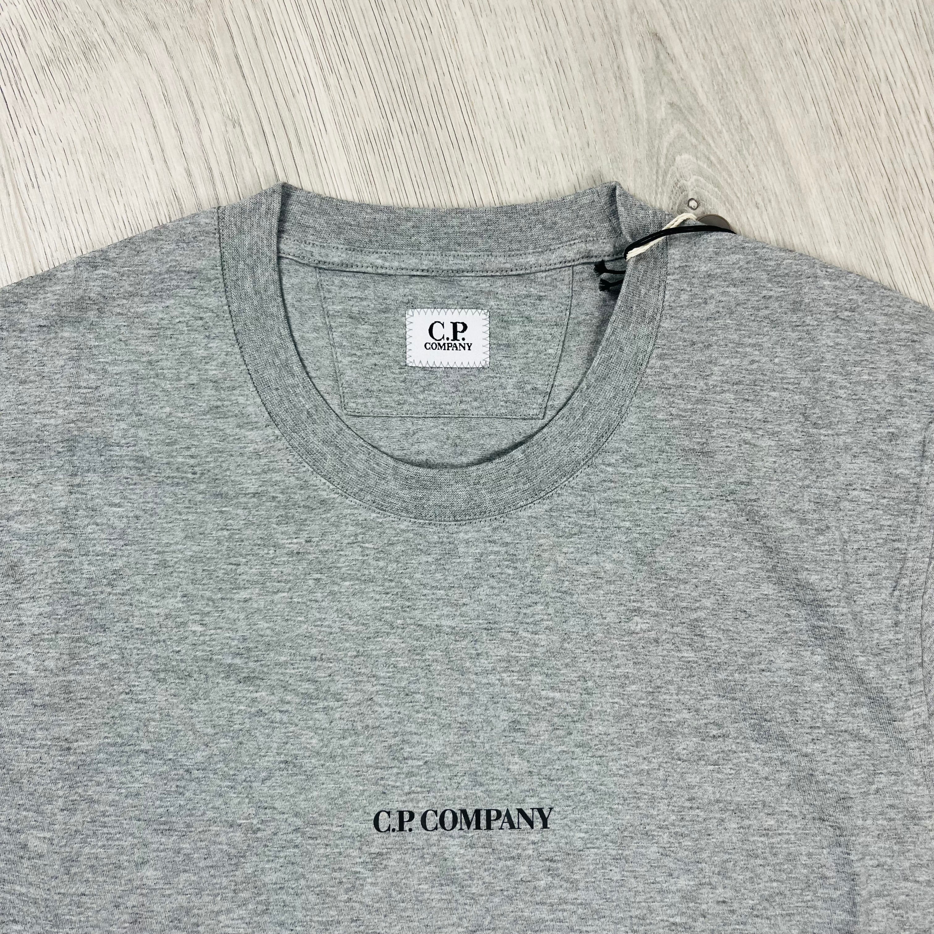 CP Company Printed T-Shirt - Grey -Usfansport