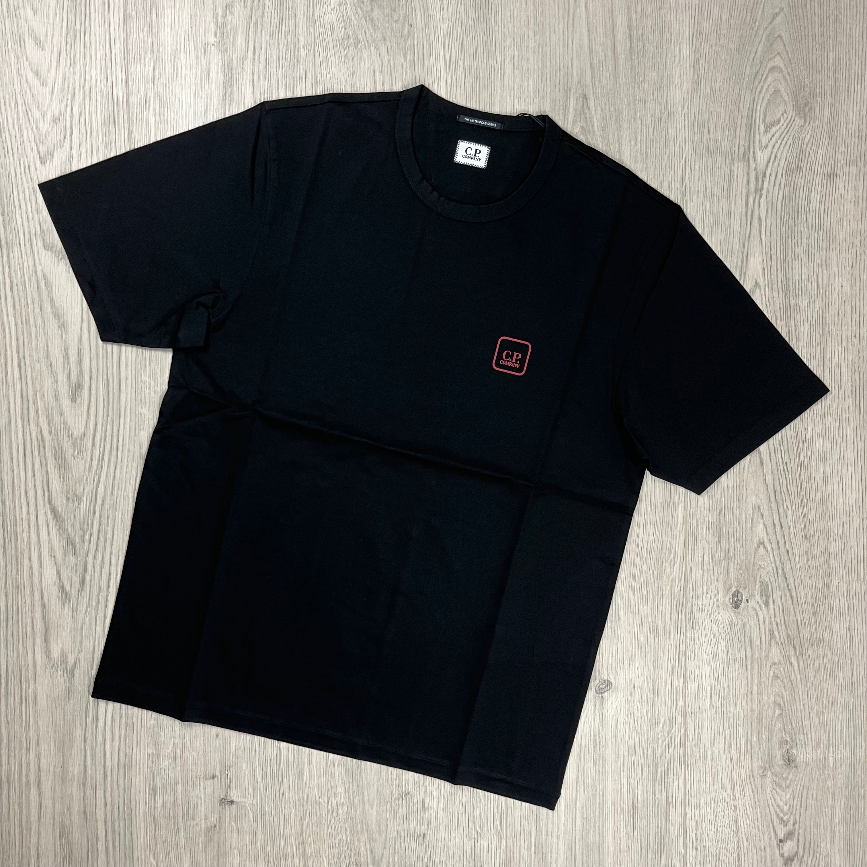 CP Company Metropolis T-Shirt - Black -Usfansport