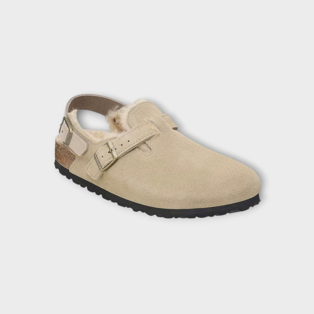 Birkenstock Tokio Inside Sherling I Taupe