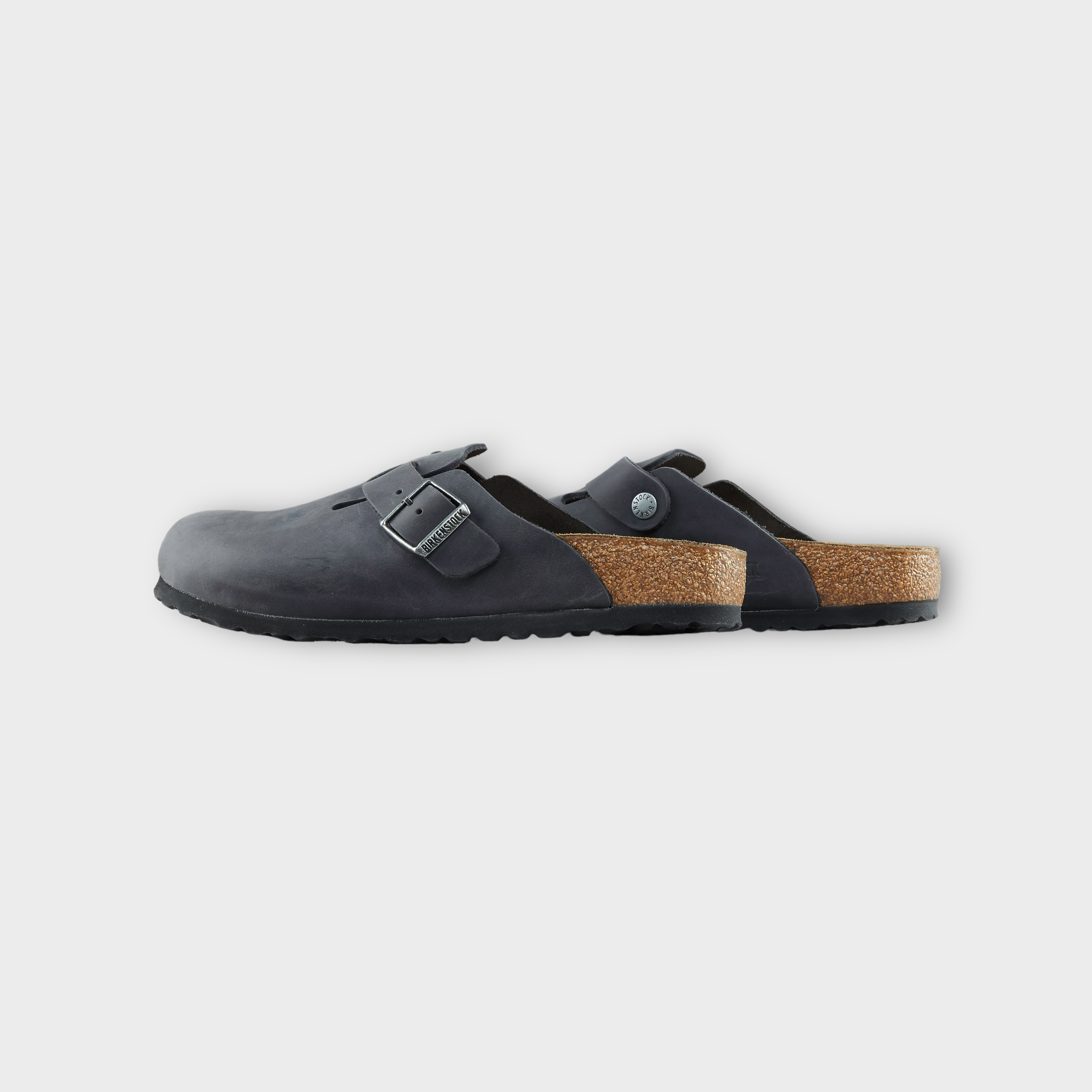 Birkenstock Boston Oiled Leather I Sort
