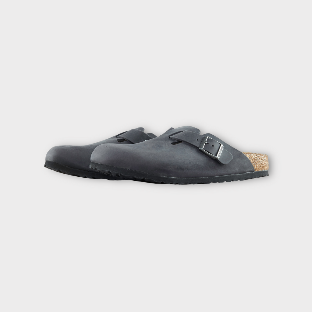Birkenstock Boston Oiled Leather I Sort