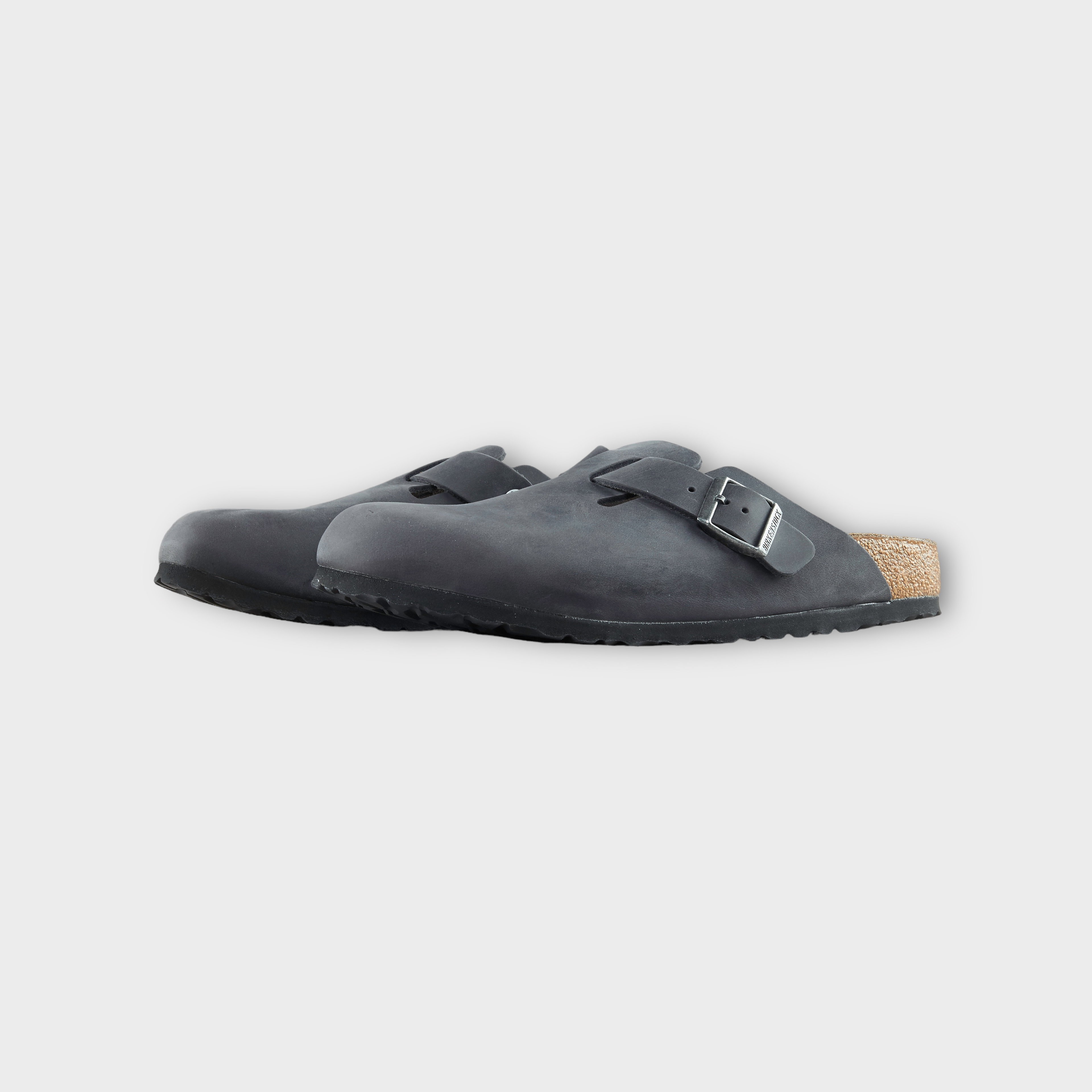 Birkenstock Boston Oiled Leather I Sort