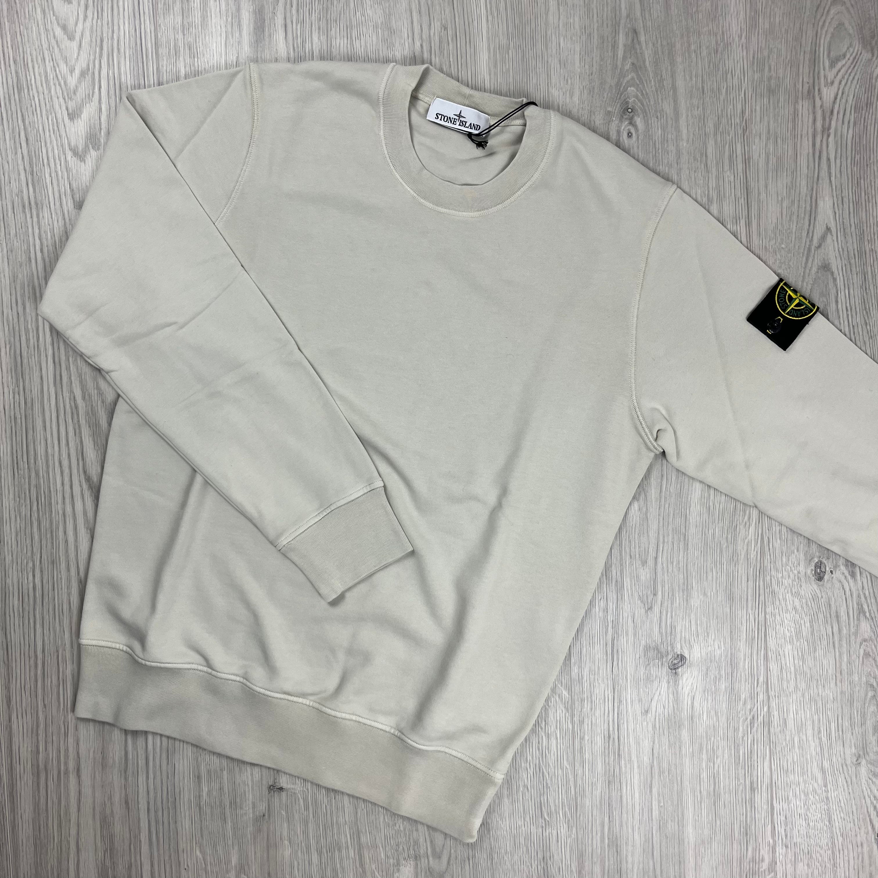 Stone Island Dyed Sweatshirt - Plaster -Usfansport