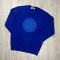 Stone Island Embroidered Sweatshirt - Blue -Usfansport