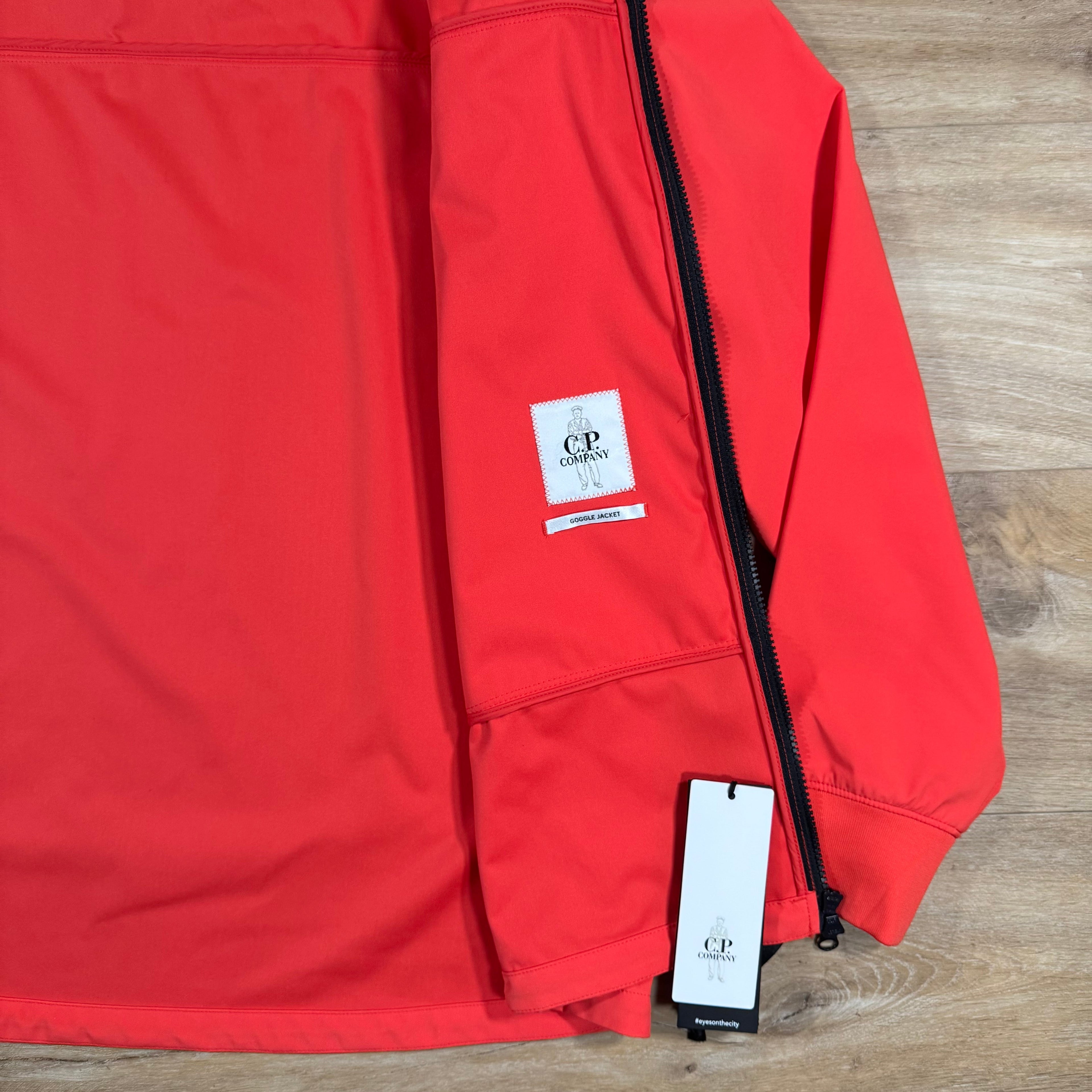 CP Company Shell-R Goggle Jacket in Poinciana Orange -Usfansport