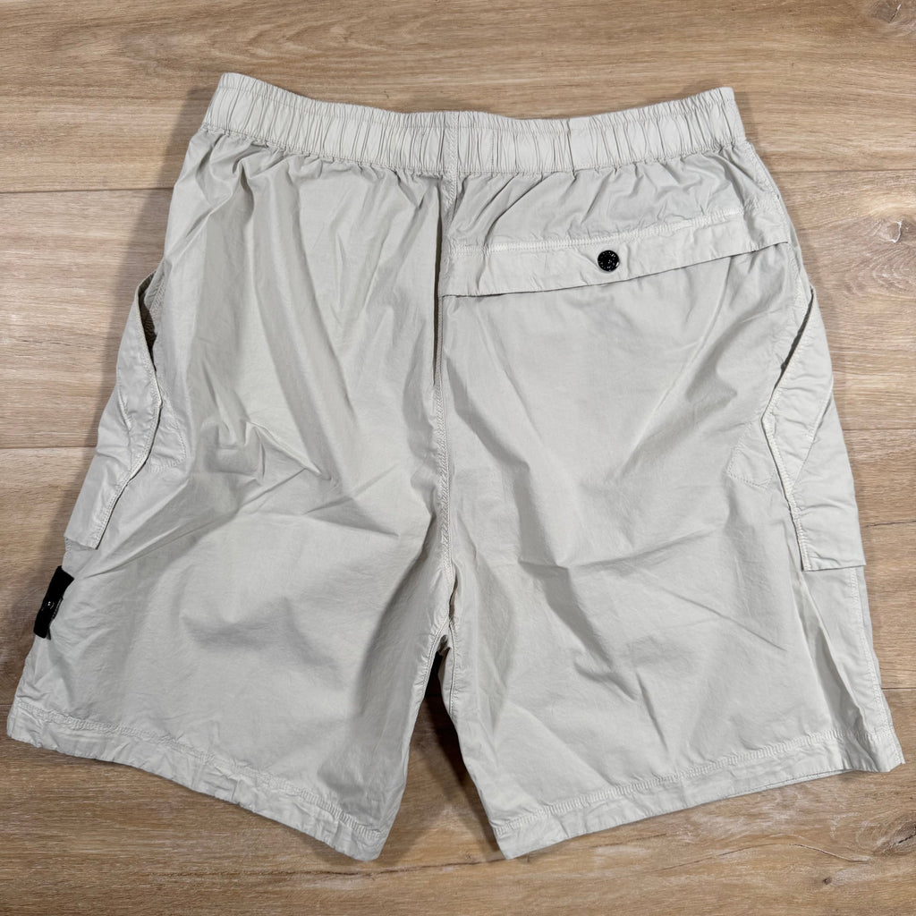 Stone Island Stretch Tela Bermuda Shorts in Sand -Usfansport