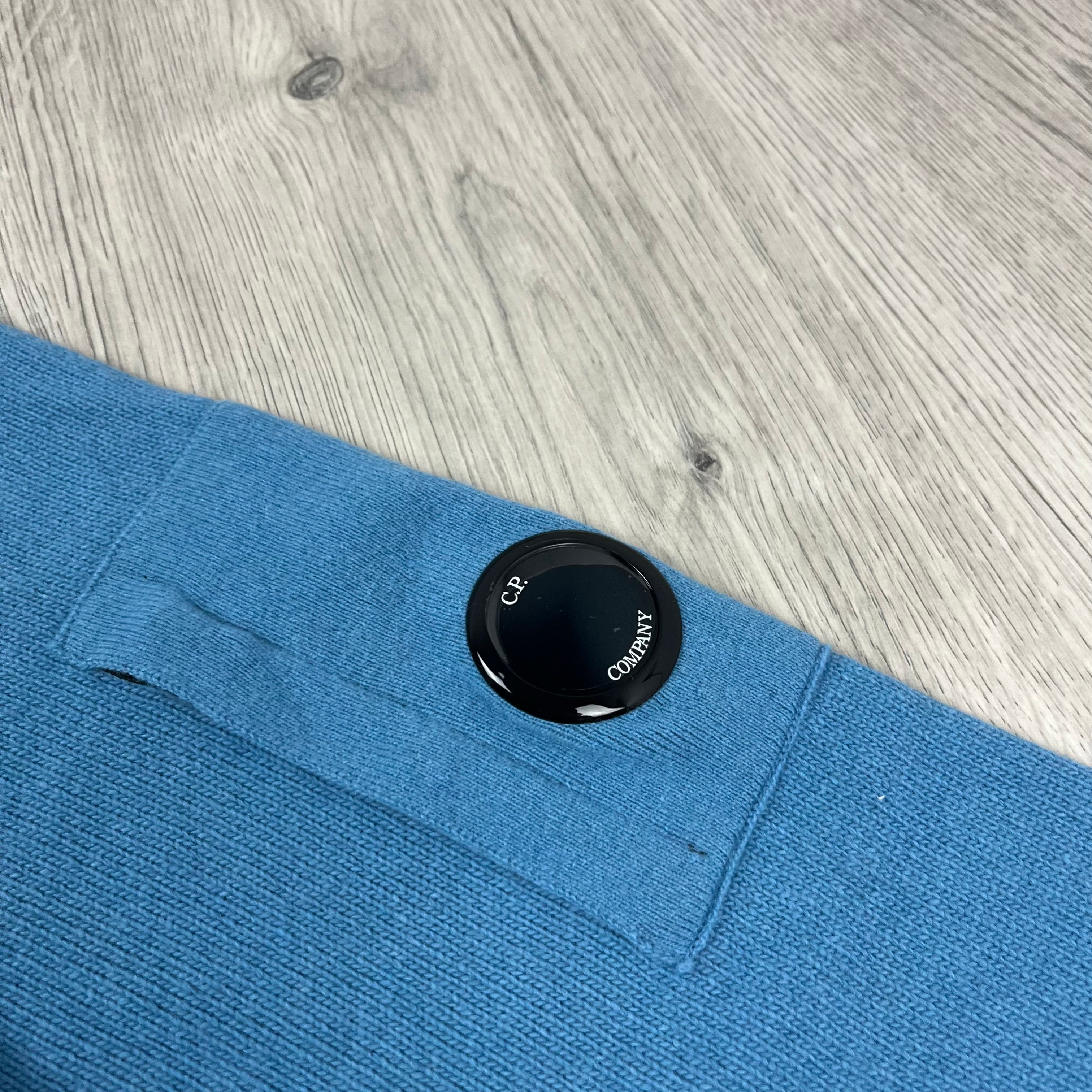 CP Company Knit Turtle Neck - Aegean Blue -Usfansport