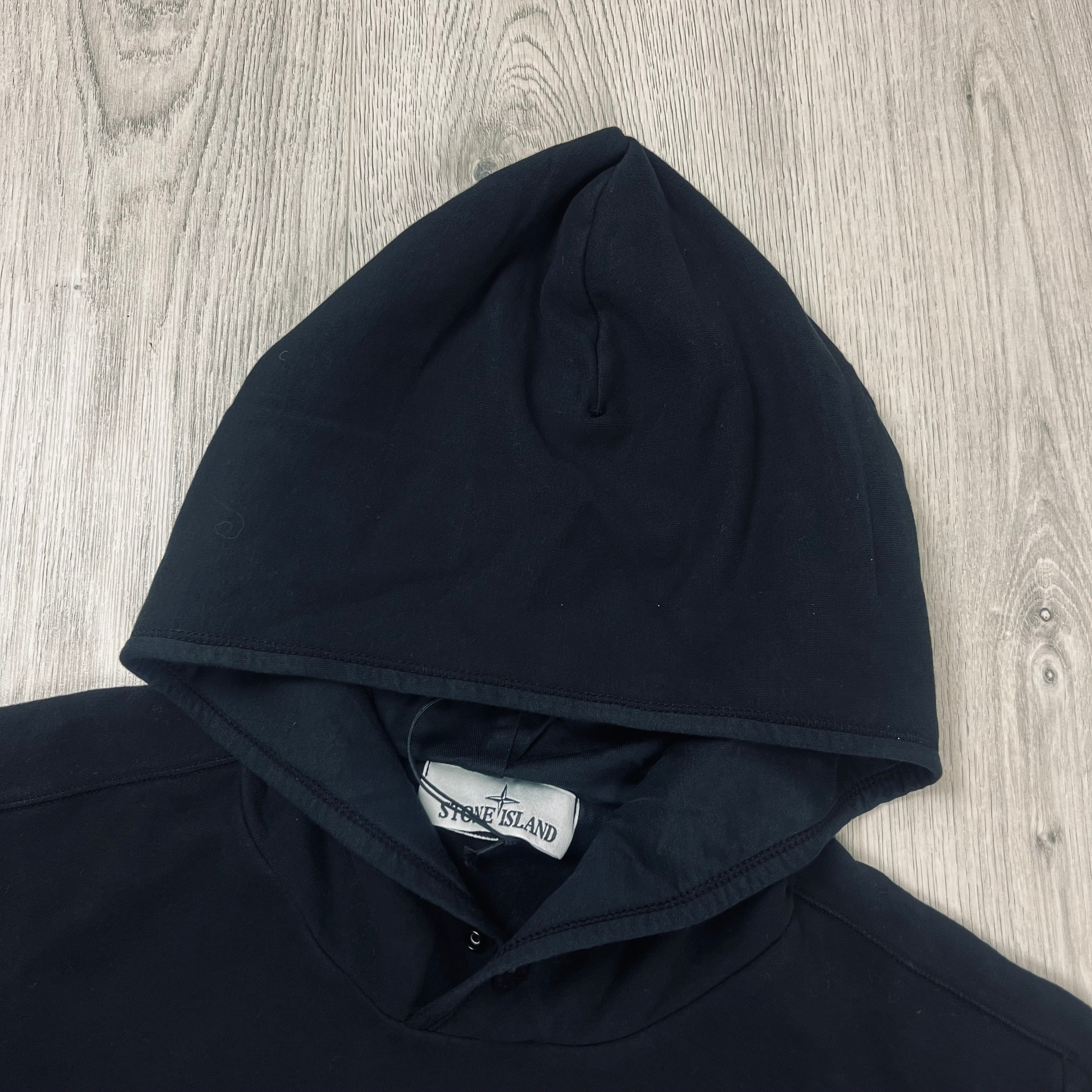 Stone Island Dyed Hoodie - Black -Usfansport