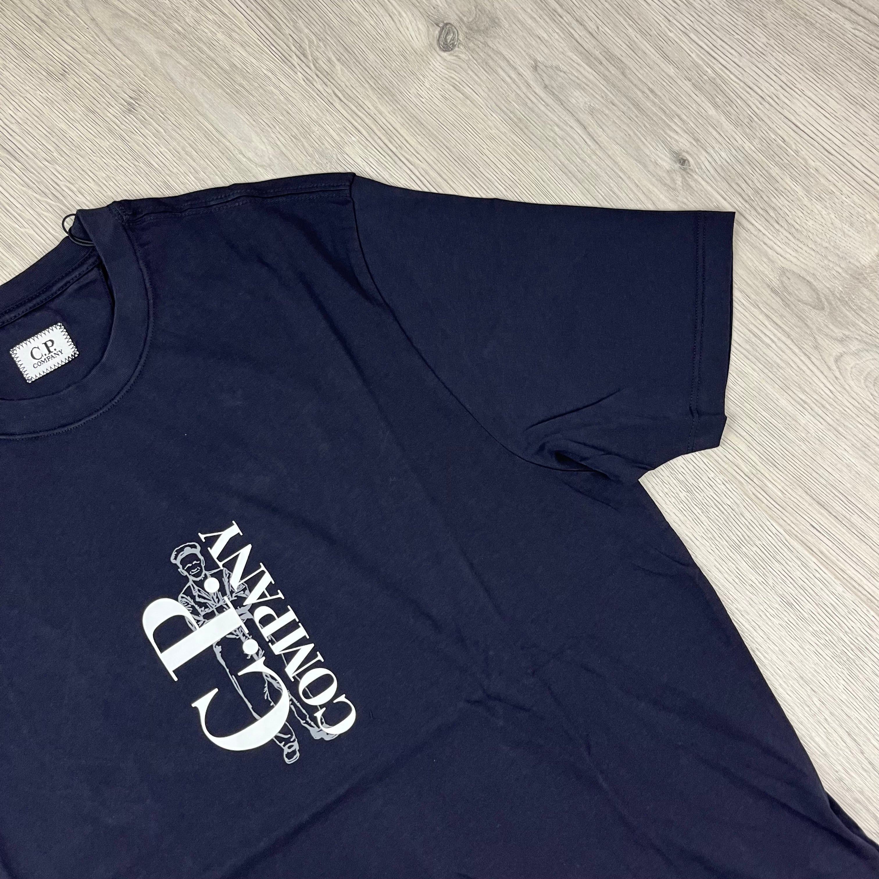 CP Company Sailor T-Shirt - Navy -Usfansport