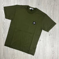 Stone Island Patch T-Shirt - Olive -Usfansport