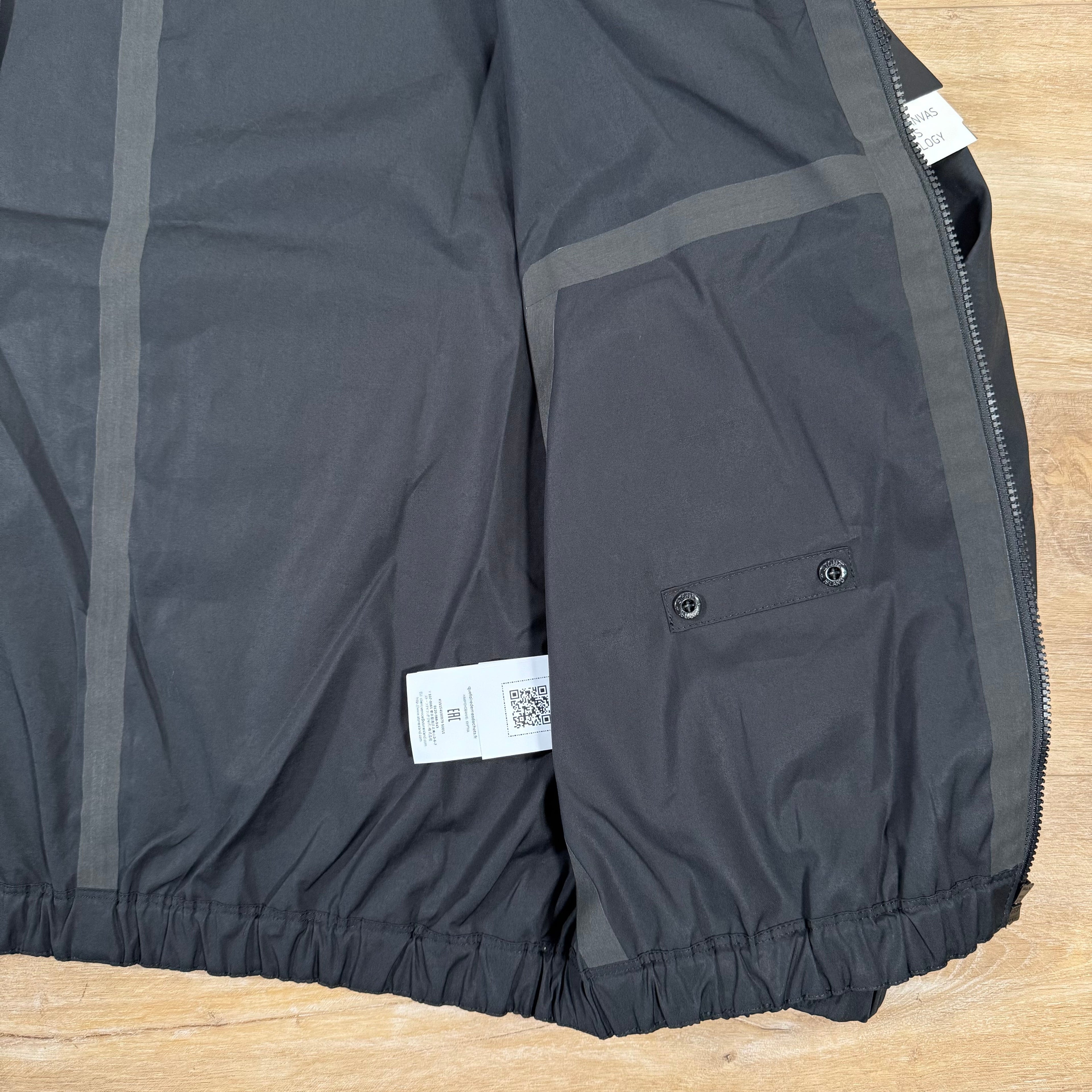 Stone Island Supima Canvas Jacket in Black -Usfansport