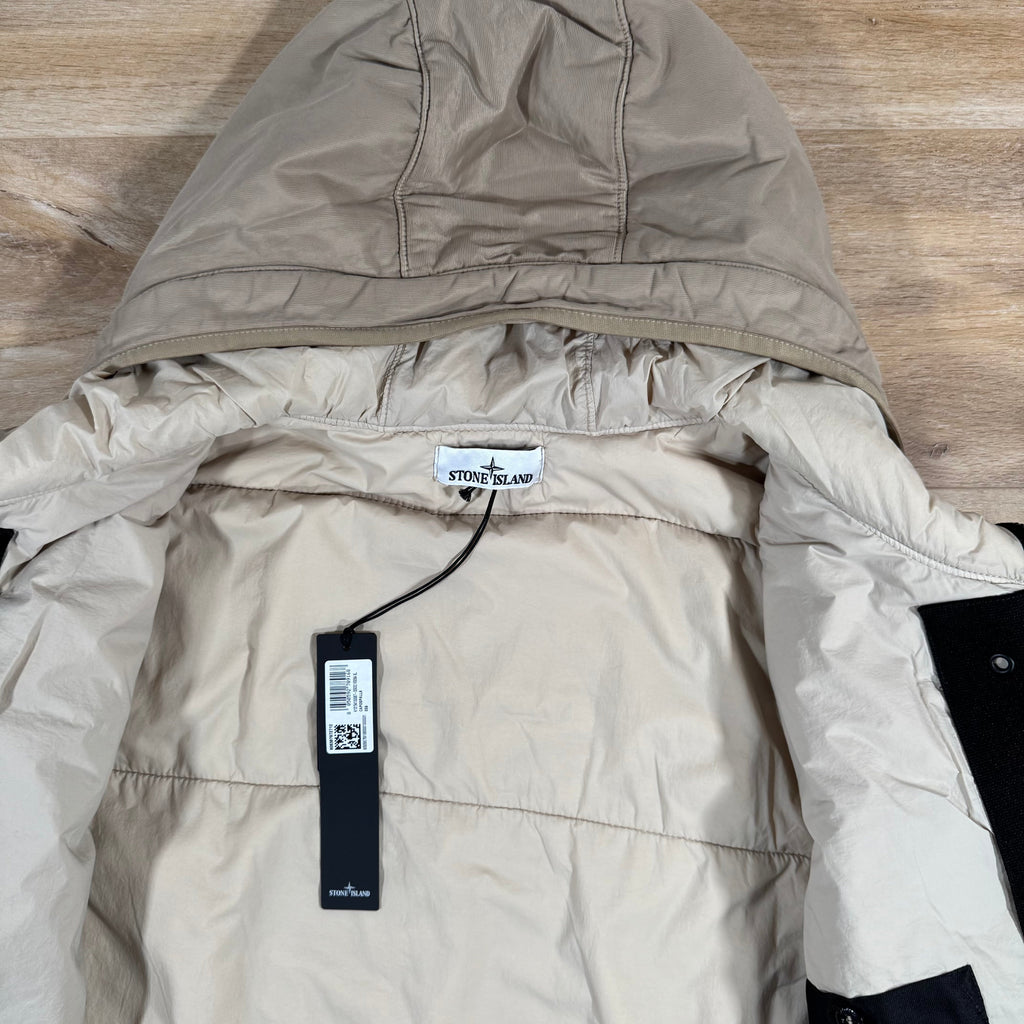 Stone Island Run-Proof Nylon Mesh-TC Reversible Jacket in Desert -Usfansport