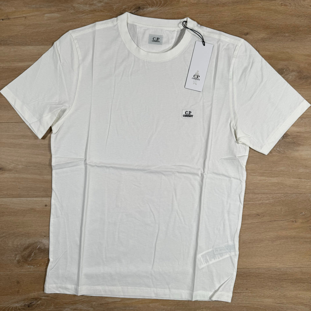 CP Company Logo Patch T-Shirt in Gauze White -Usfansport