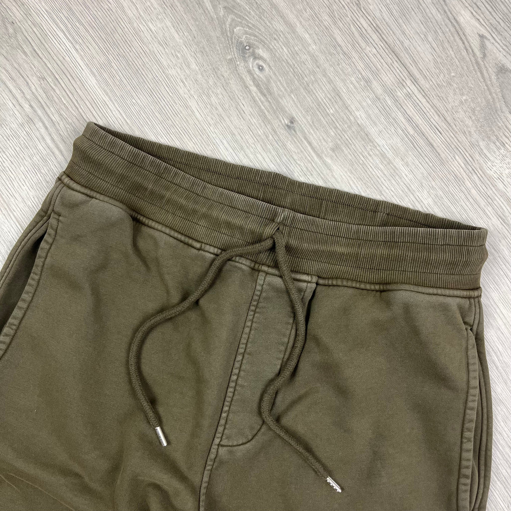 CP Company Raised Fleece Sweatpants - Ivy Green -Usfansport