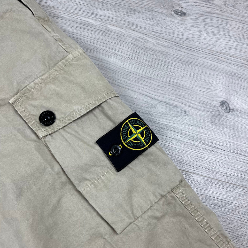 Stone Island Cargo Trousers - Sand -Usfansport
