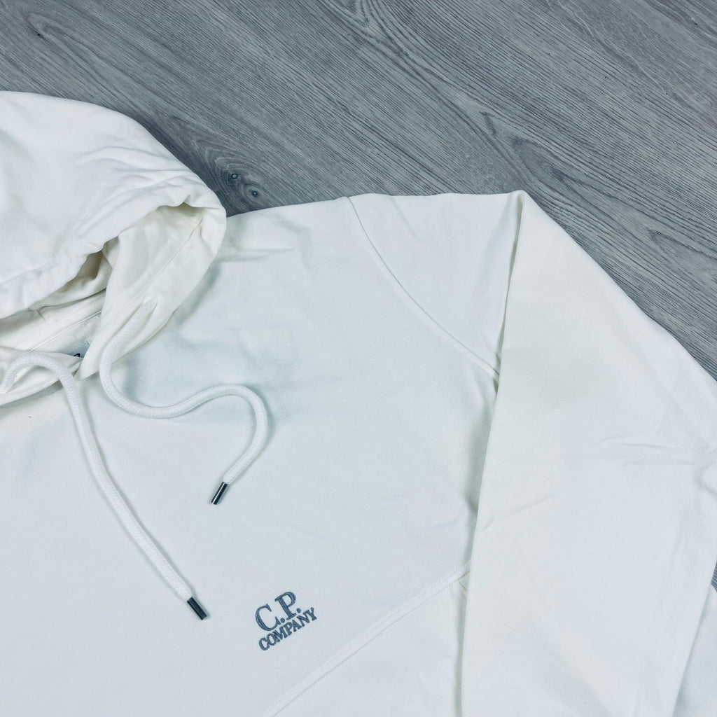 CP Company Patch Hoodie - White -Usfansport
