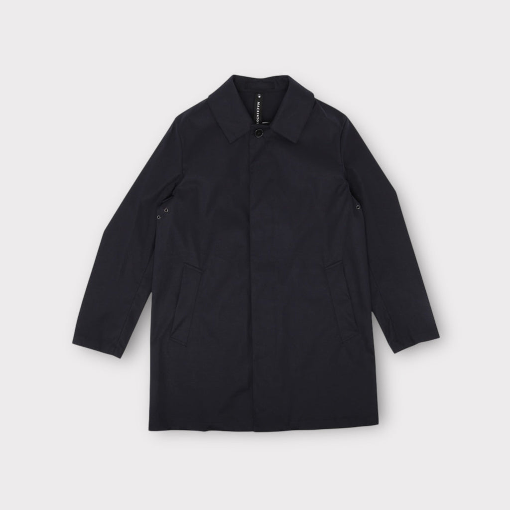 Mackintosh Cambridge Jakke i Regntech Bomuld I Navy