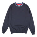 Le Fix Fade Rib Crew I Navy