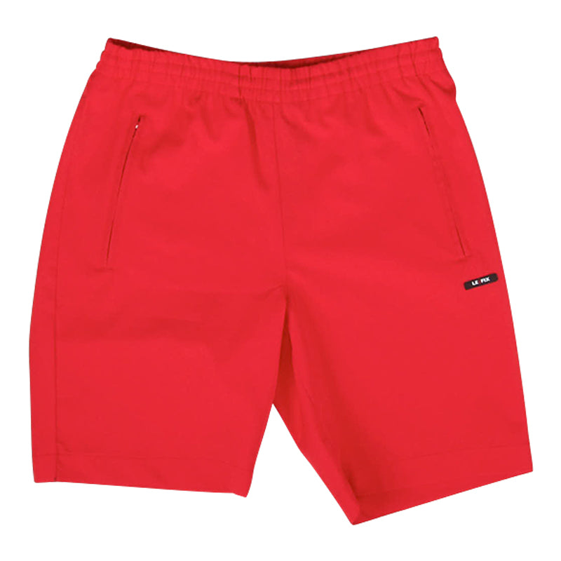 Le Fix Track Shorts I Rød