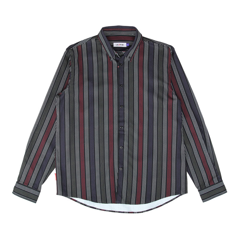 LE FIX VERTICAL STRIPE SKJORTE