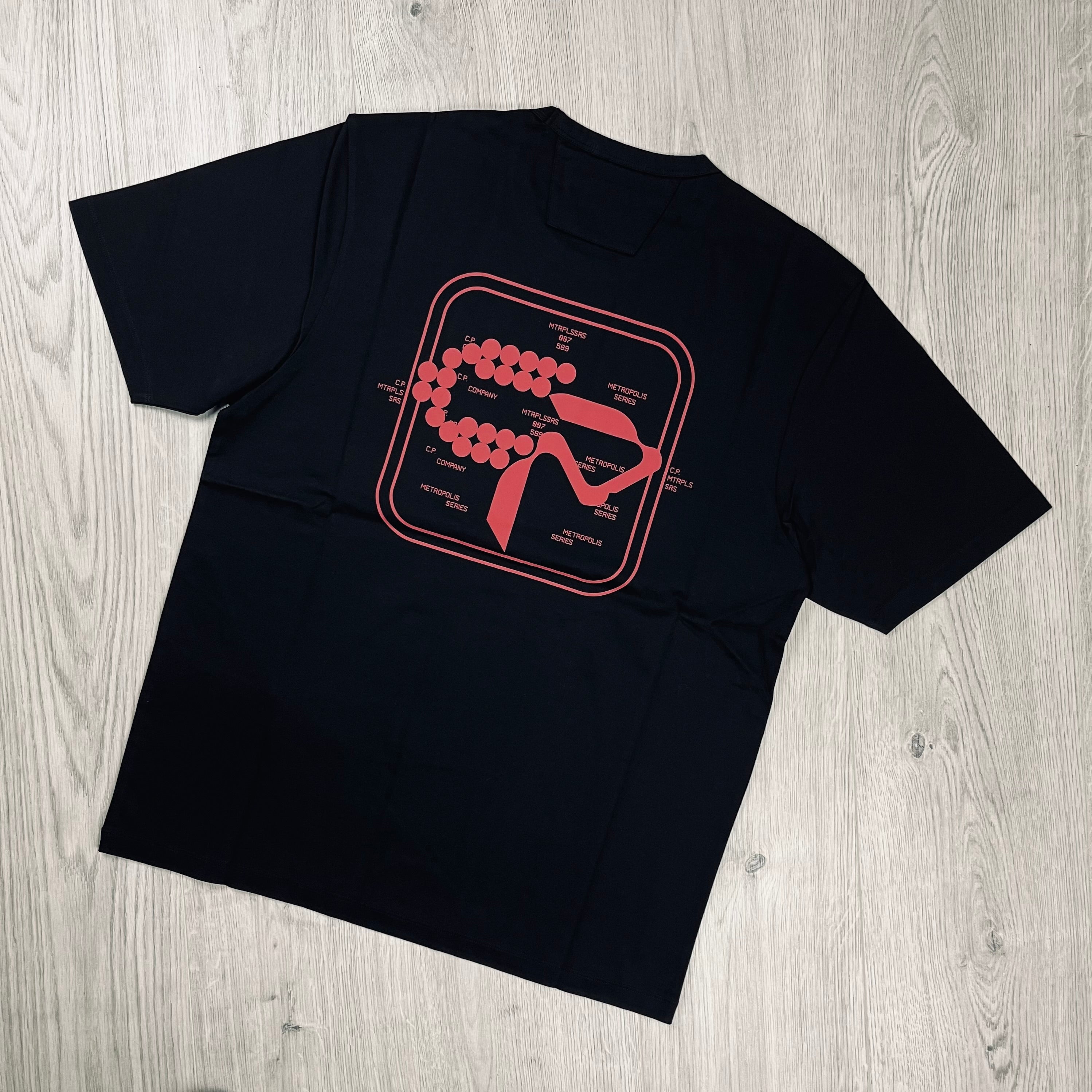 CP Company Metropolis T-Shirt - Black -Usfansport