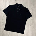 CP Company Metropolis Polo Shirt - Black -Usfansport