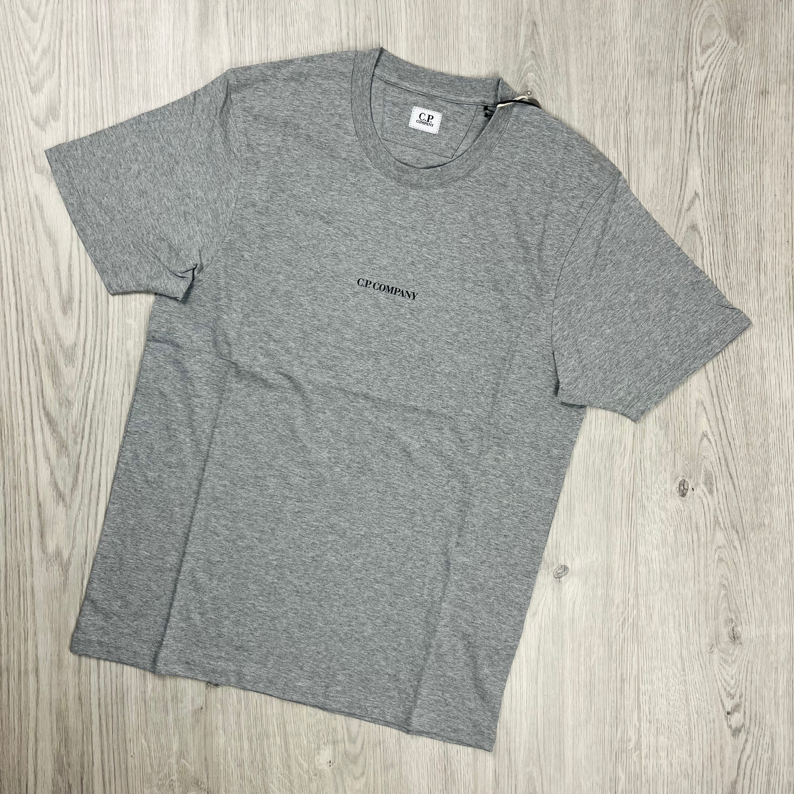 CP Company Printed T-Shirt - Grey -Usfansport