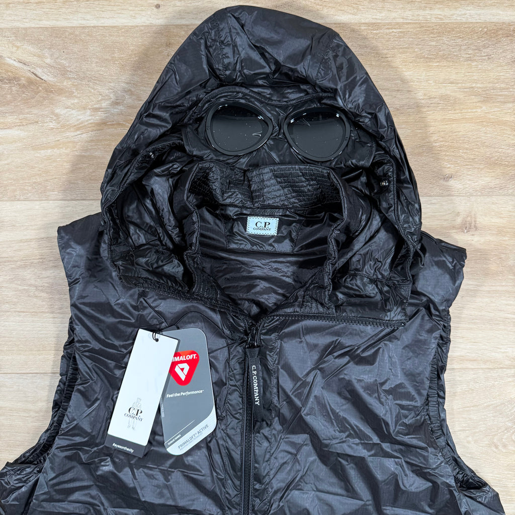 CP Company Nada Shell Goggle Vest in Black -Usfansport