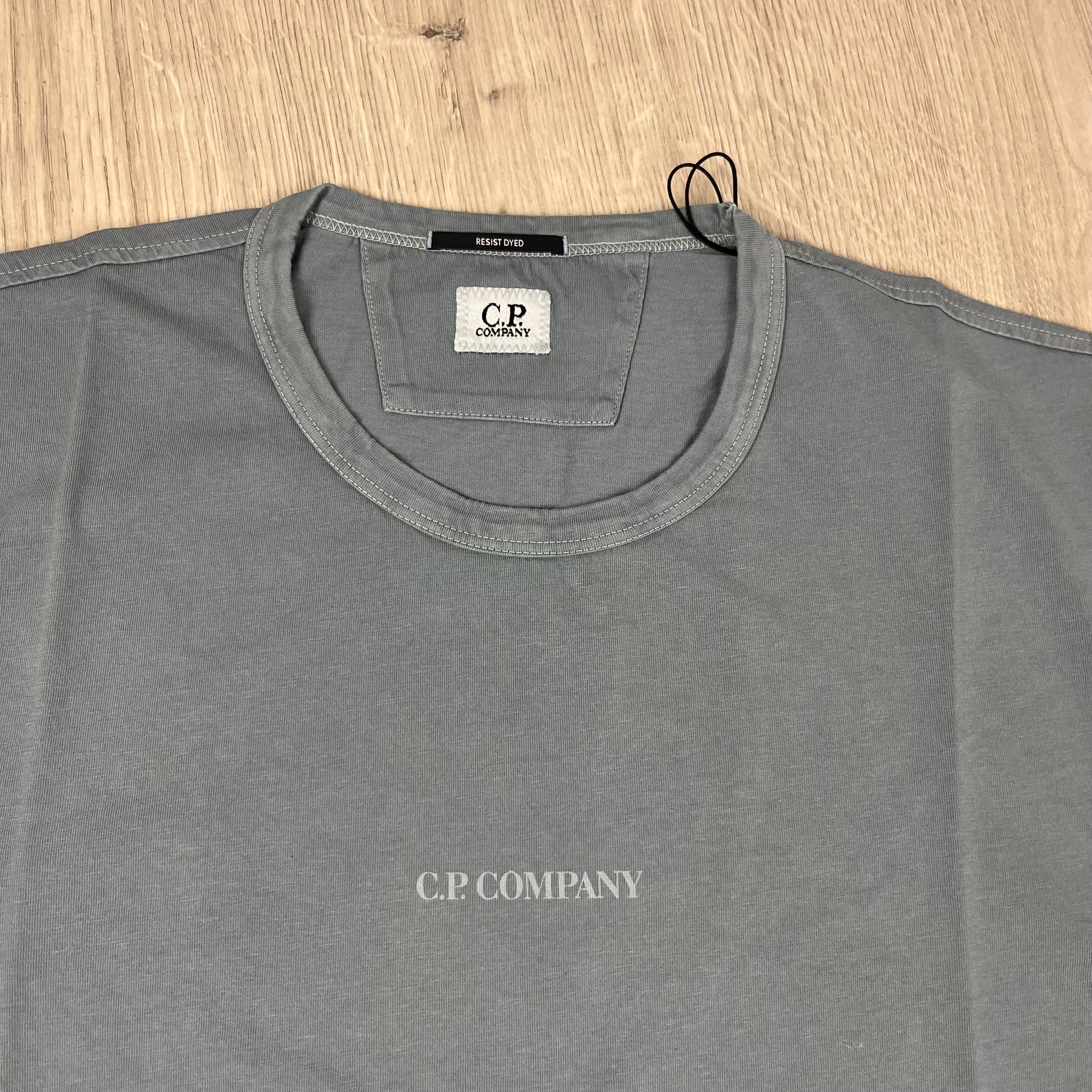 CP Company Printed T-Shirt - Stormy -Usfansport